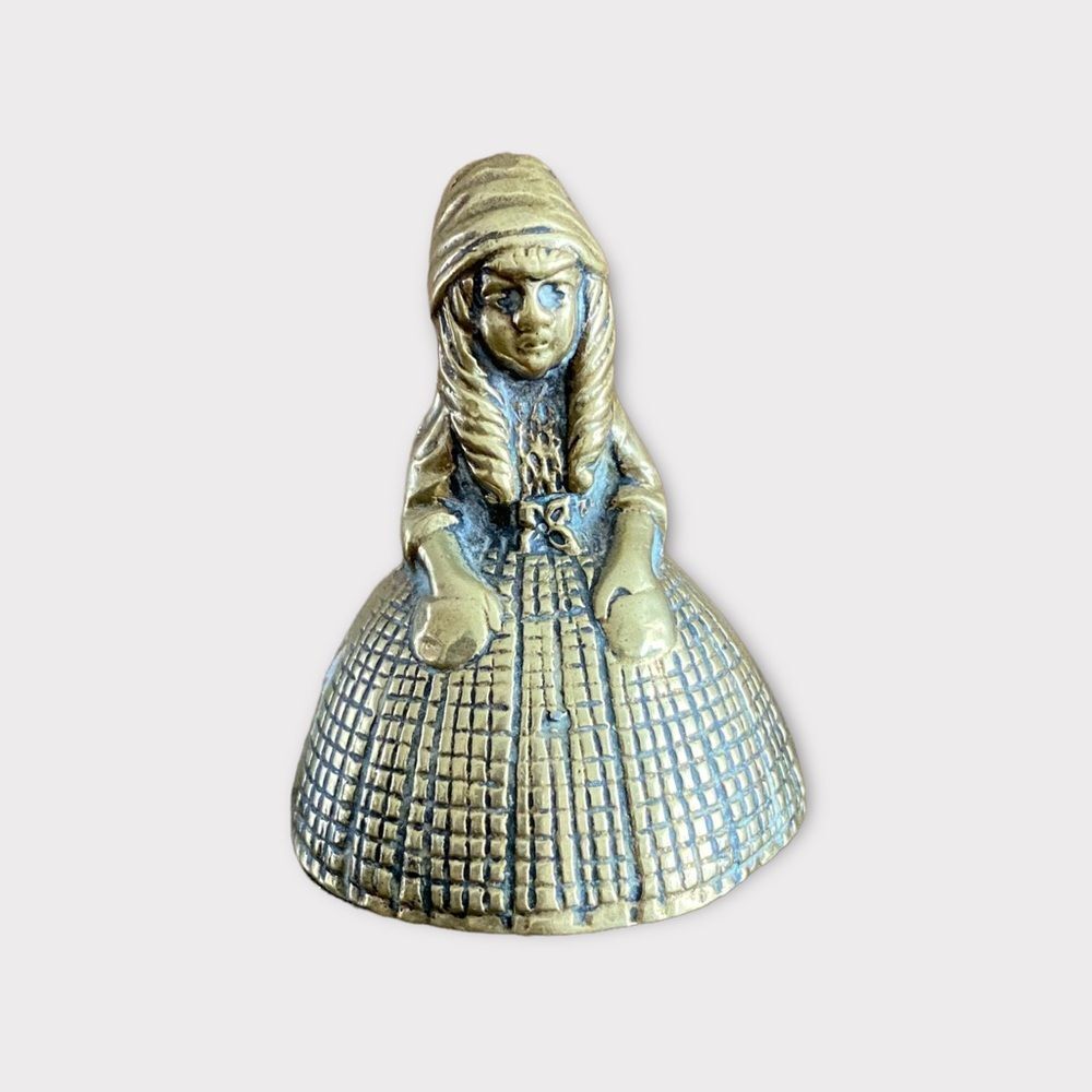 Vintage | Lady Bells Brass Tea Bell